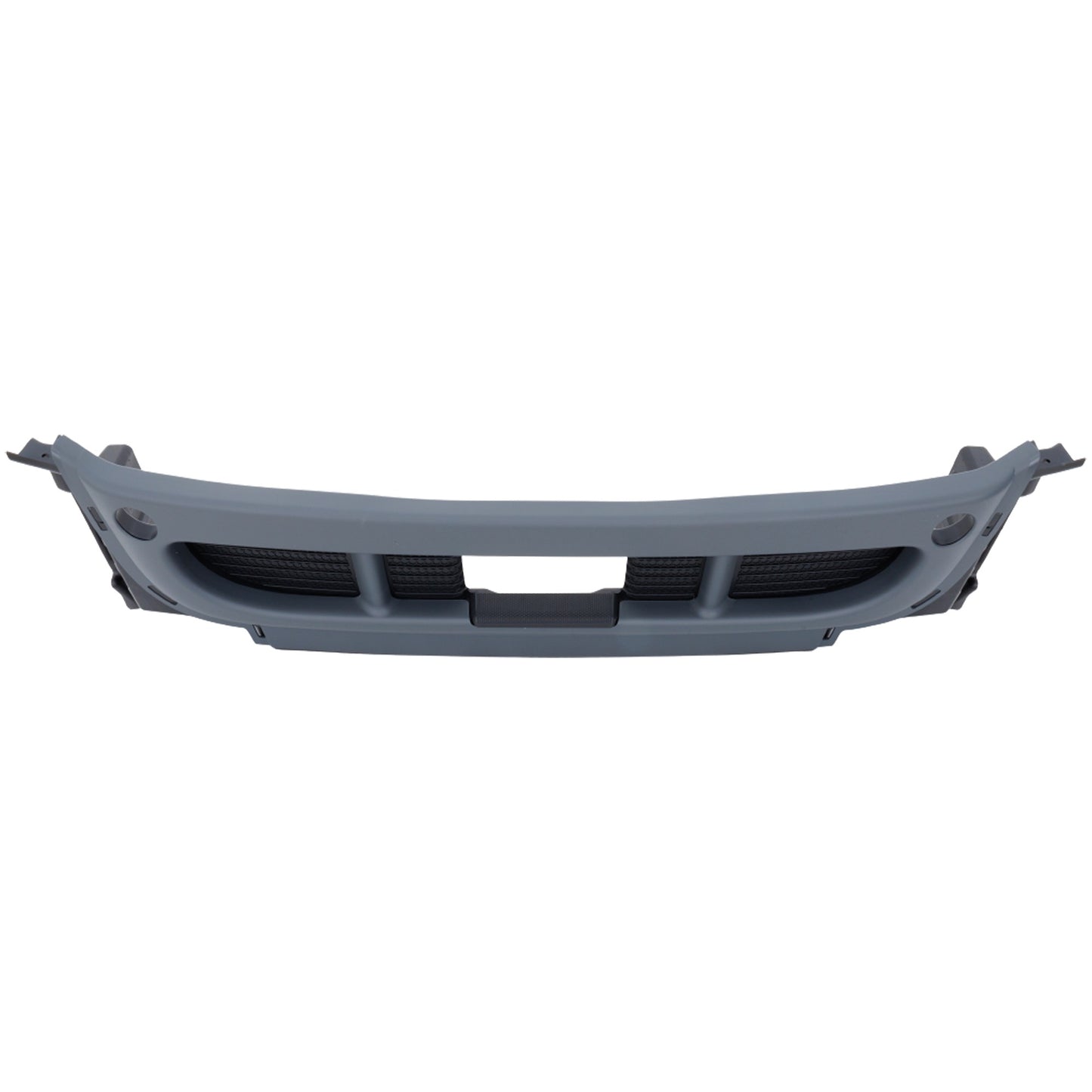 Front, Center Bumper Powdercoated Gray