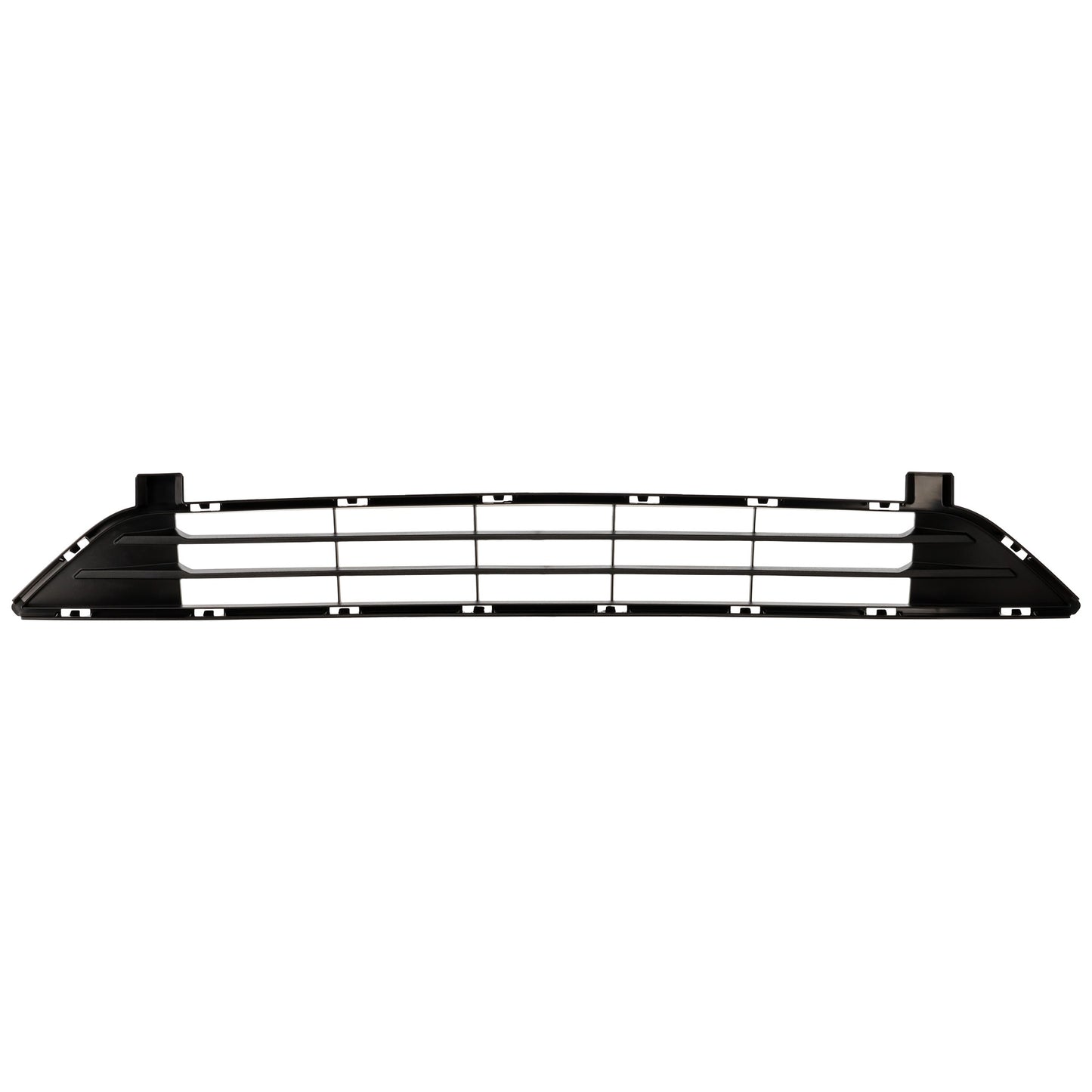 Front, Center Bumper Grille, Black