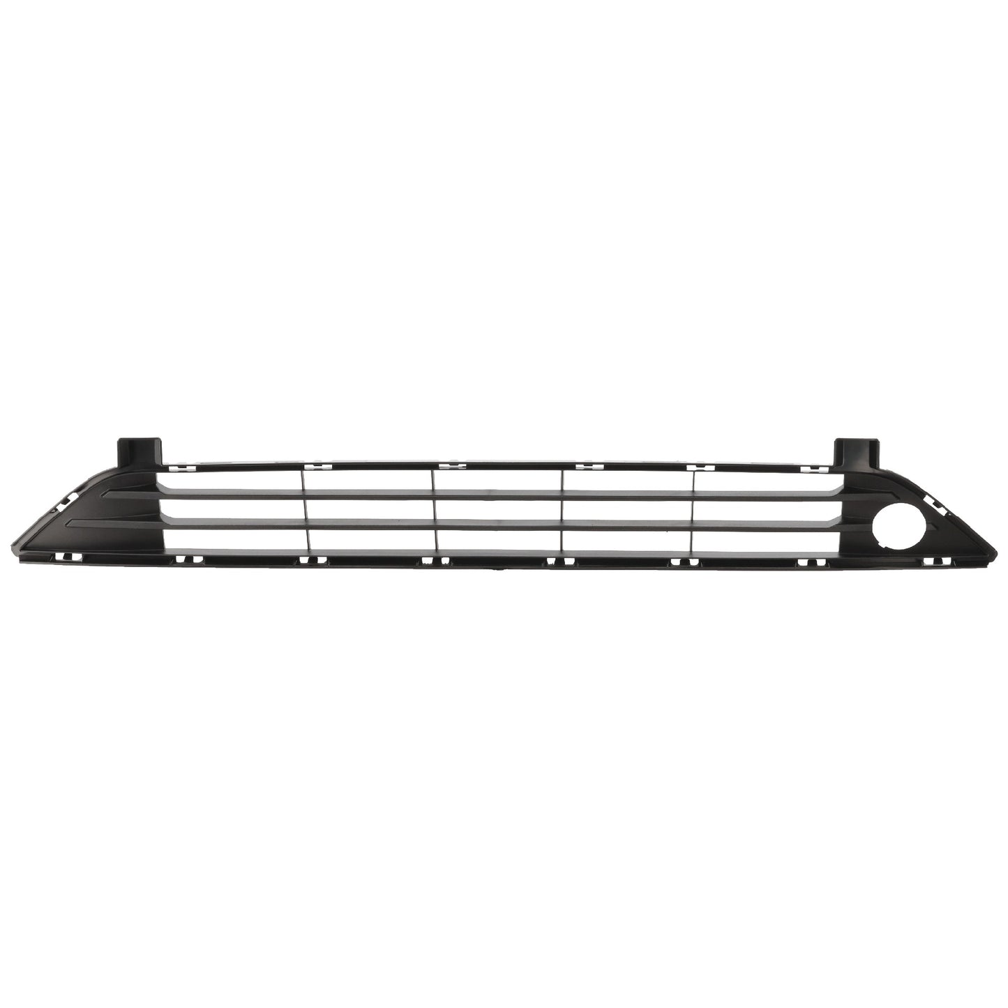 Front, Center Bumper Grille, Black