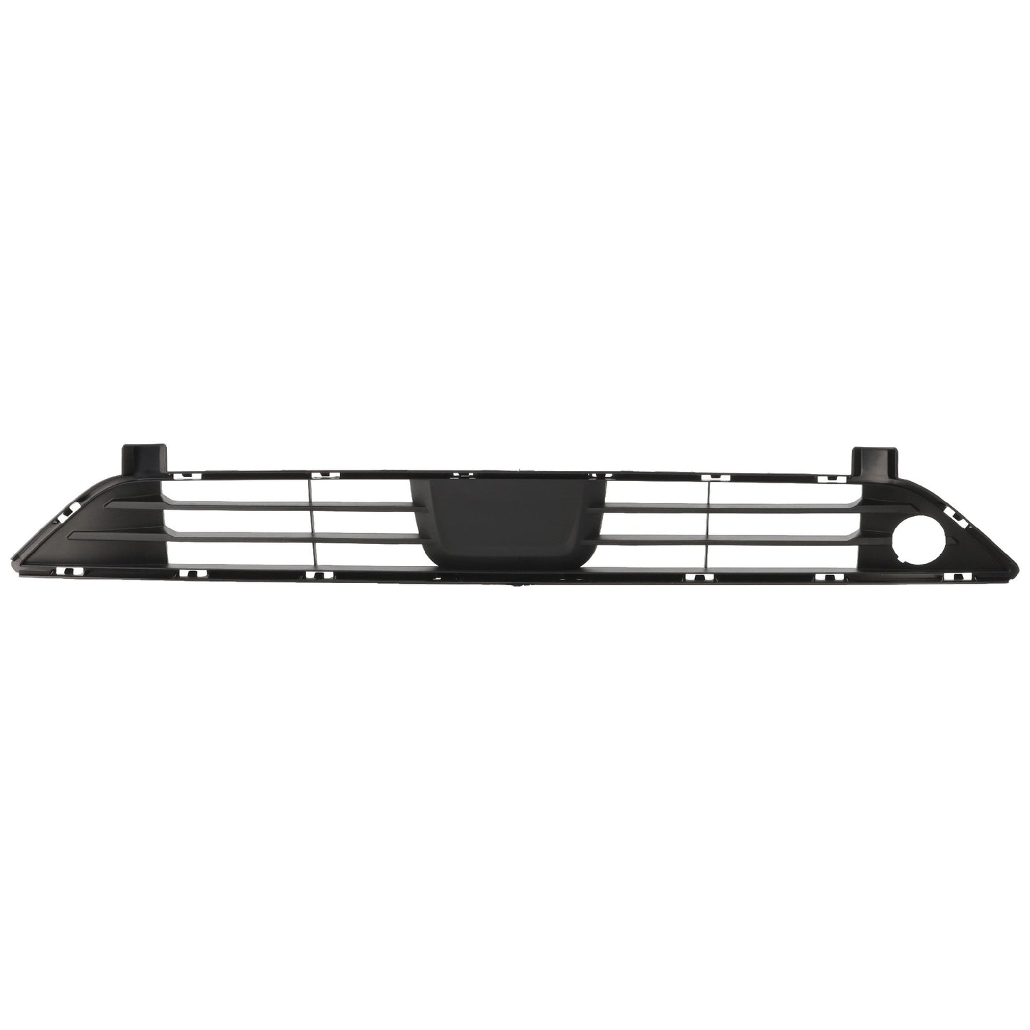 Front, Center Bumper Grille, Black