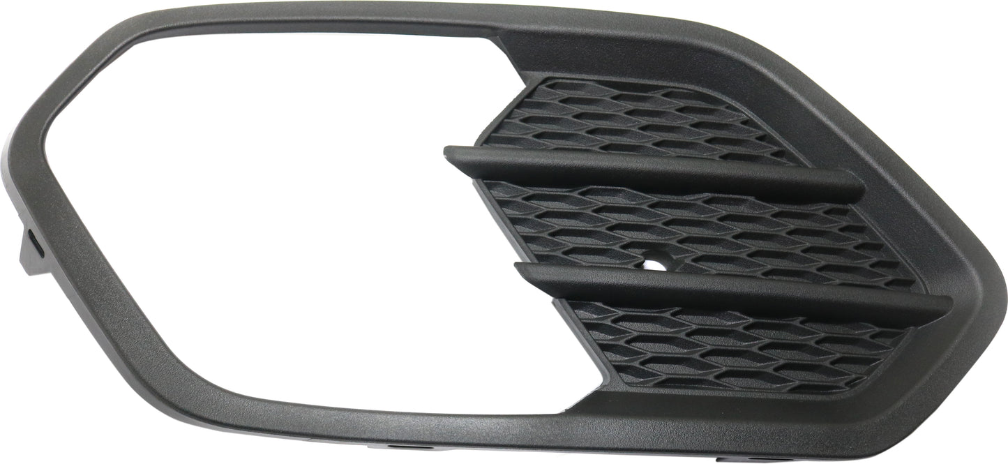 Front, Driver Side, Outer Bumper Grille, Textured Black