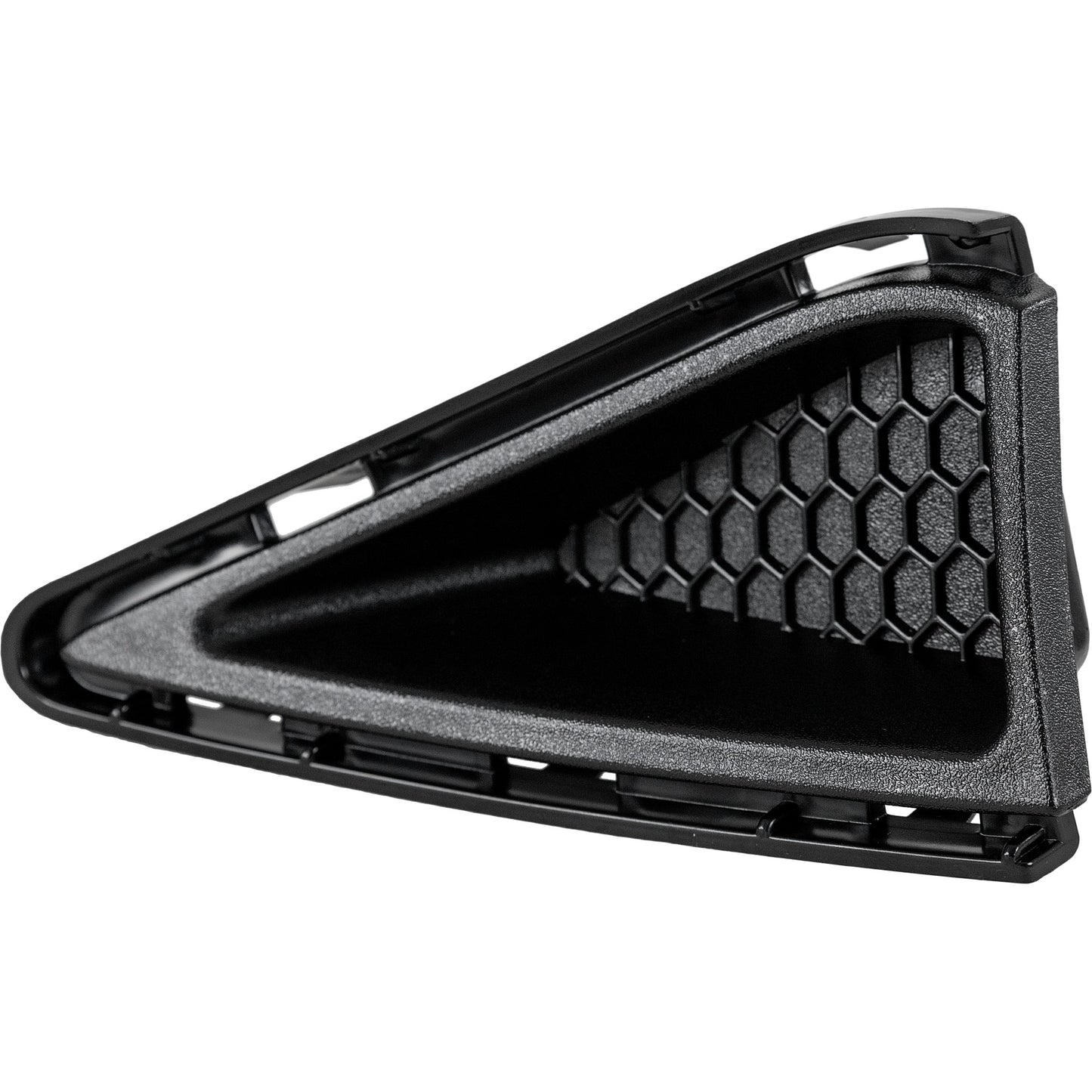 Front, Driver Side, Outer Bumper Grille, Textured Black