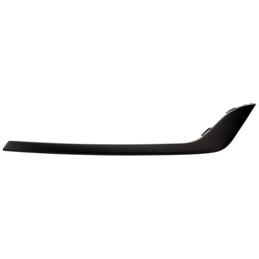 Front, Passenger Side Bumper Trim, Black