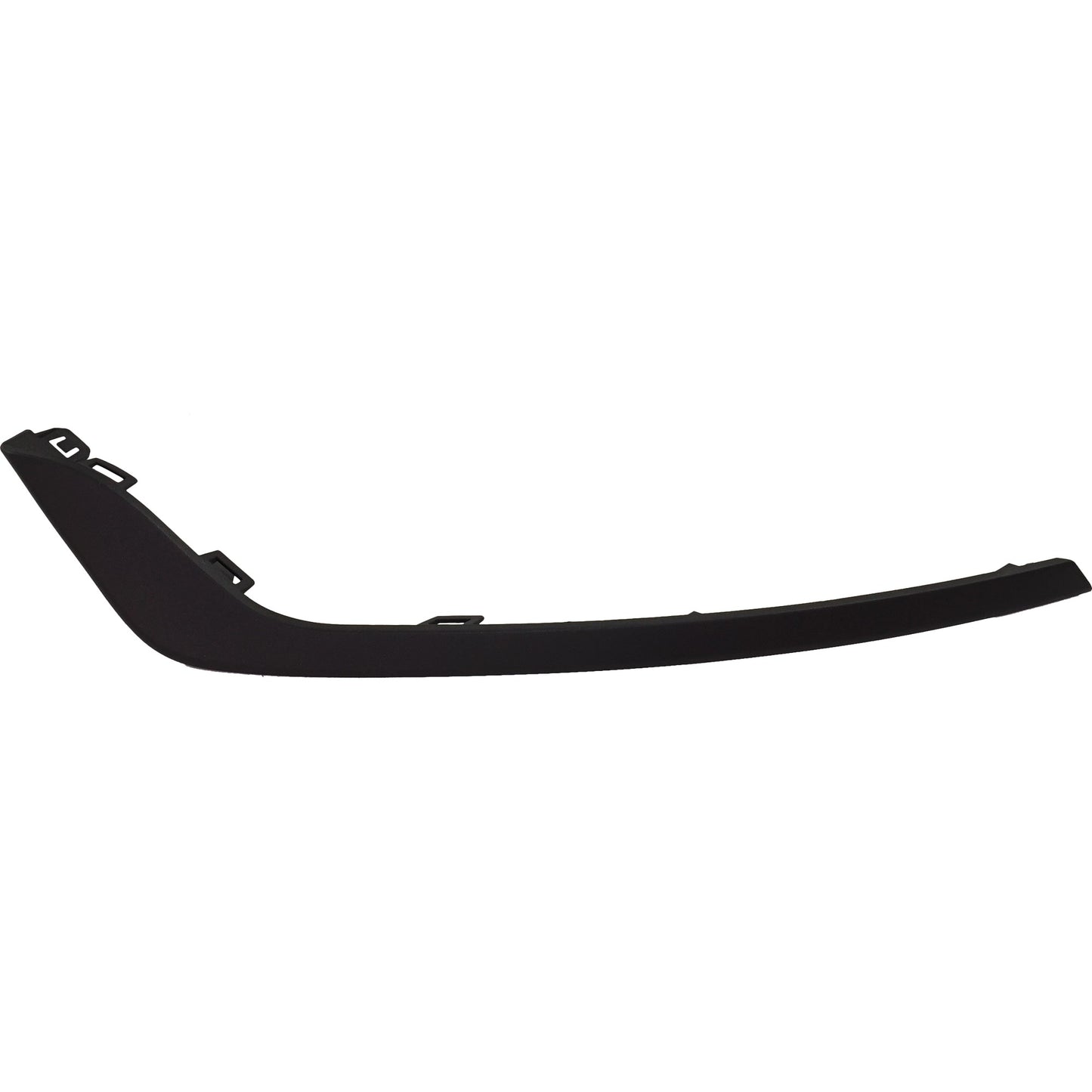 Front, Driver Side Bumper Trim, Black