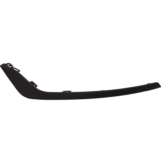 Front, Driver Side Bumper Trim, Black
