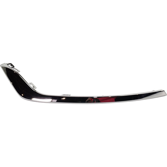 Front, Driver Side Bumper Trim, Chrome