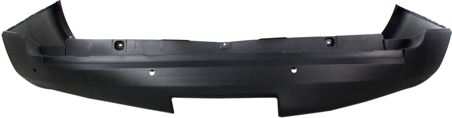 Rear Bumper Cover, Textured, Except EL/Max Models, With Parking Aid Sensor Holes, With Step Pad Provision and Trailer Hitch Holes