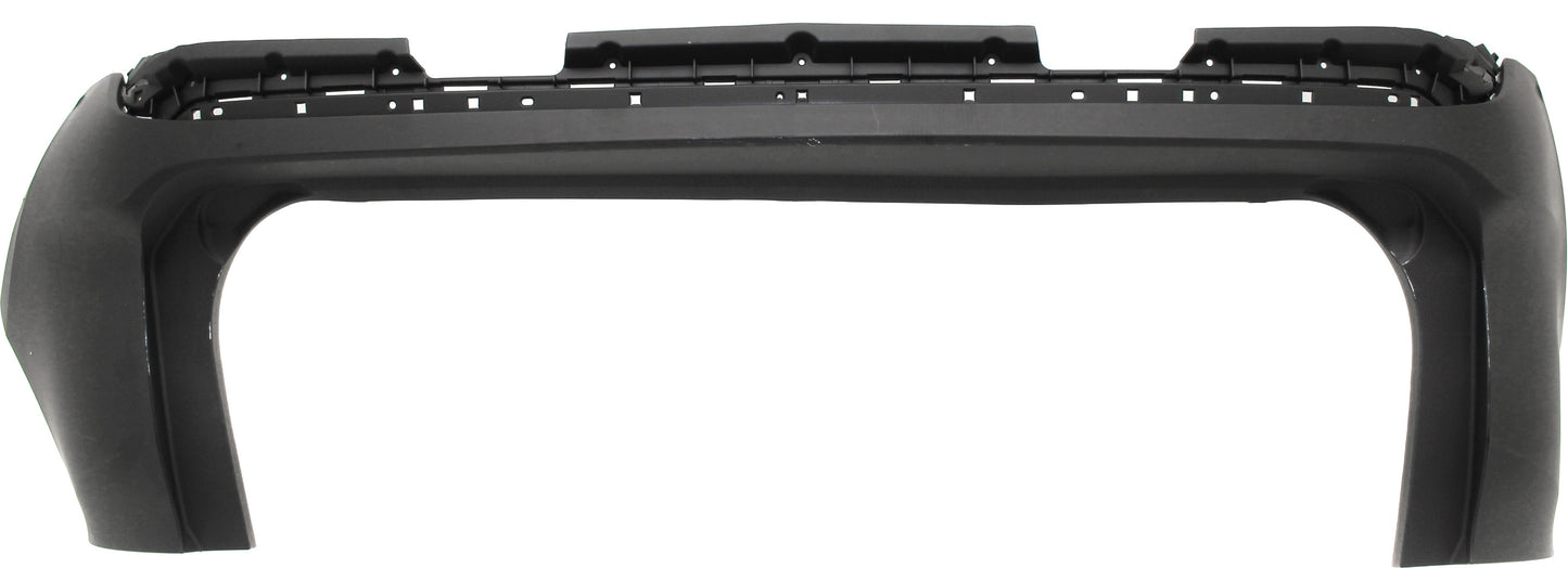 Rear, Upper Primed Bumper Cover, With Parking Aid Sensor Holes, With Tow Hook Hole, CAPA Certified