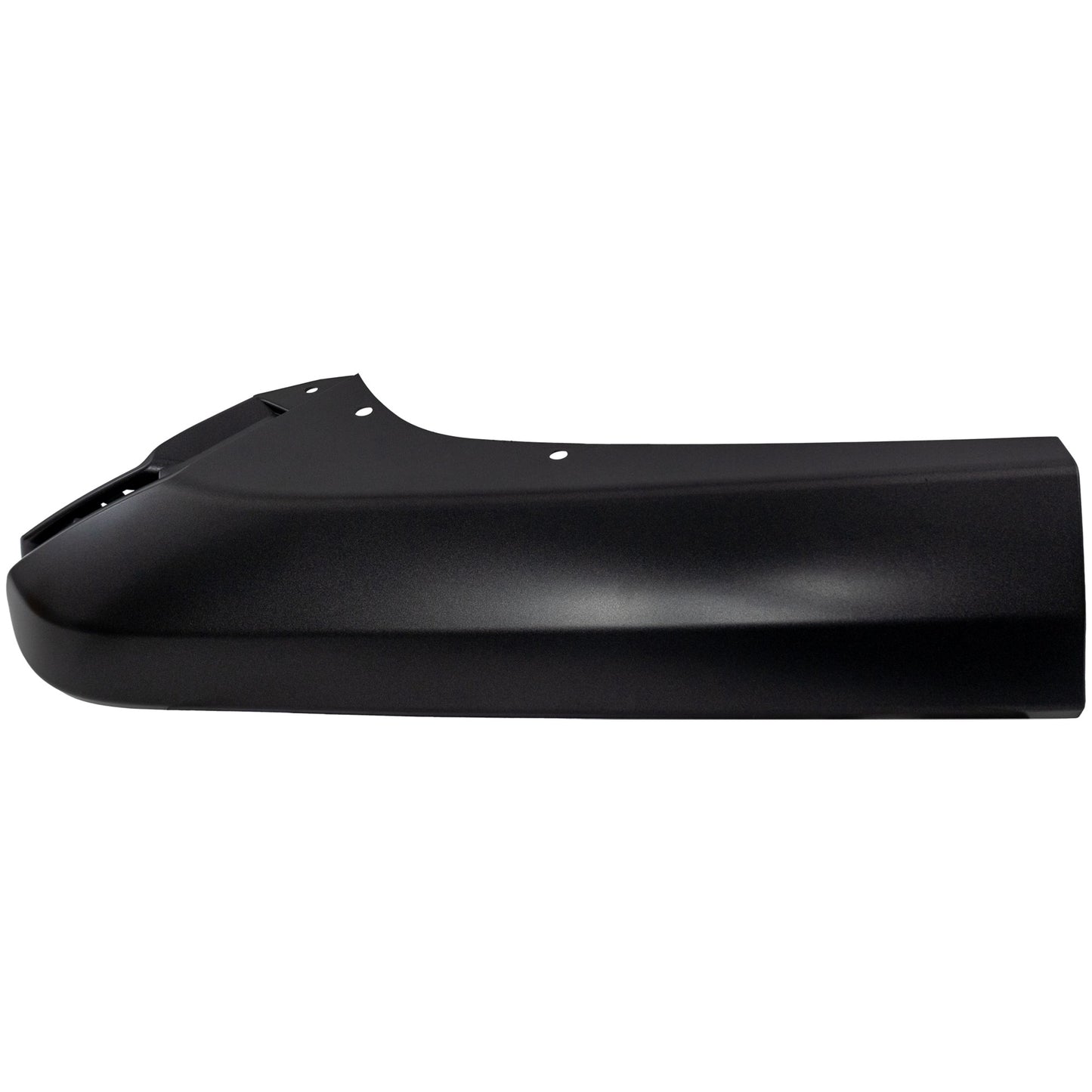 Задний бампер со стороны водителя, окрашен в серый цвет