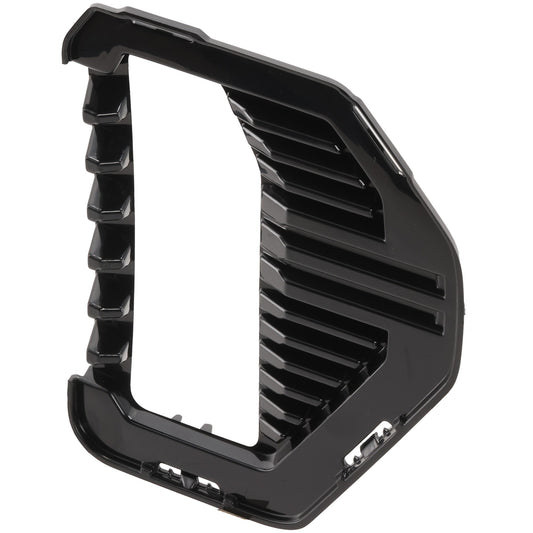 Front, Driver Side Fog Light Trim, Black