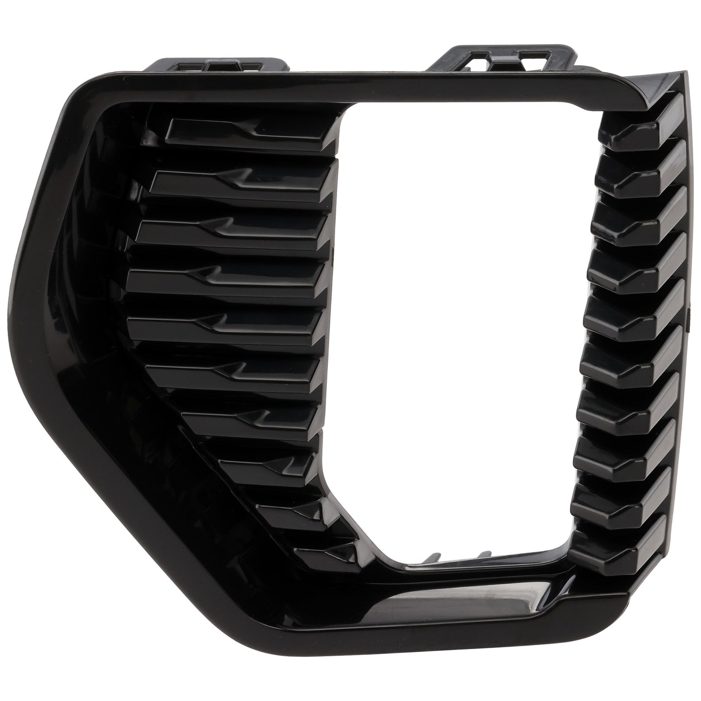 Front, Driver Side Fog Light Trim, Textured Black, Elevation/SLE Models
