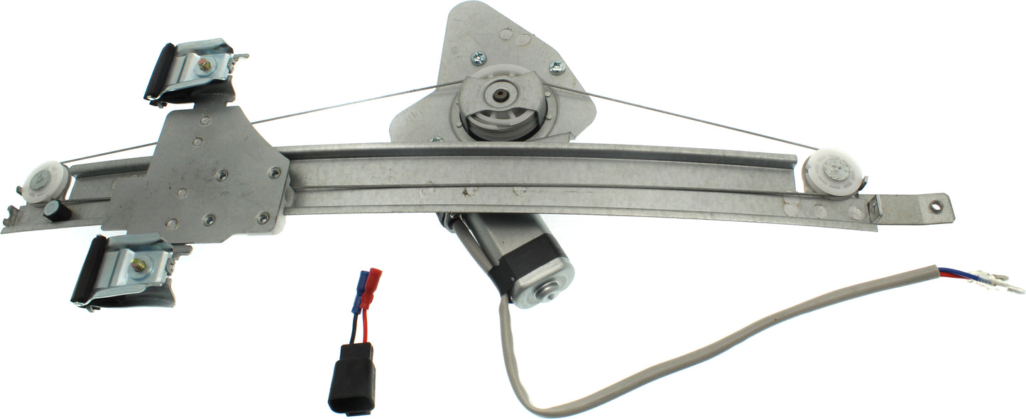 Rear, Passenger Side Power Window Regulator, With Motor