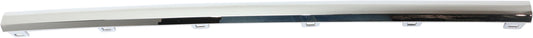 Rear, Center Bumper Trim, Chrome