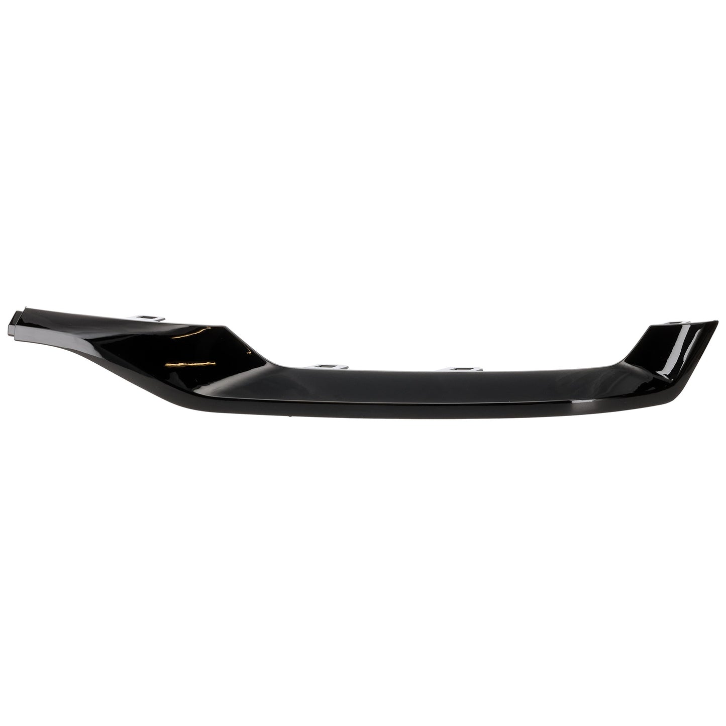 Rear, Passenger Side Bumper Trim, Black, Single Exhaust