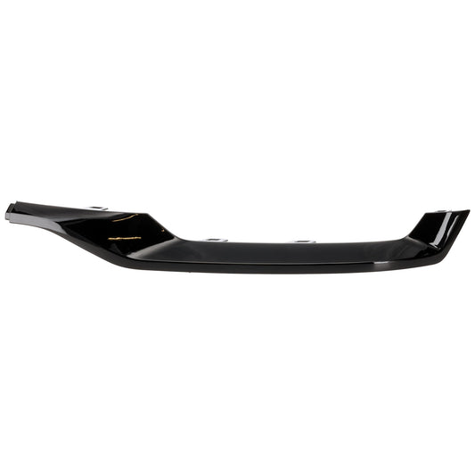 Rear, Passenger Side Bumper Trim, Black, Single Exhaust