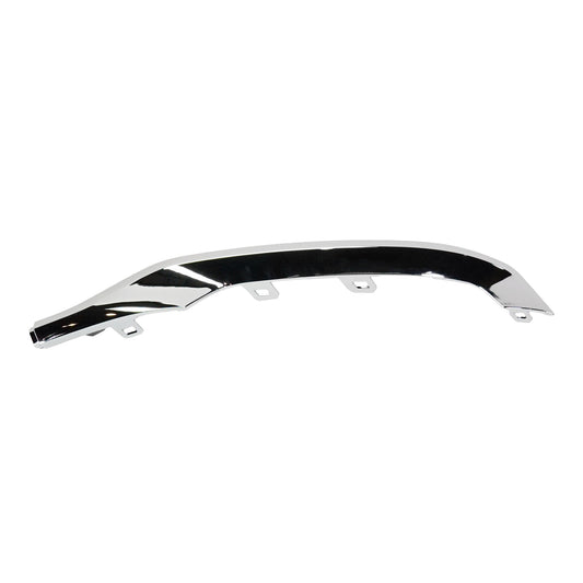 Rear, Driver Side, Upper Bumper Trim, Black