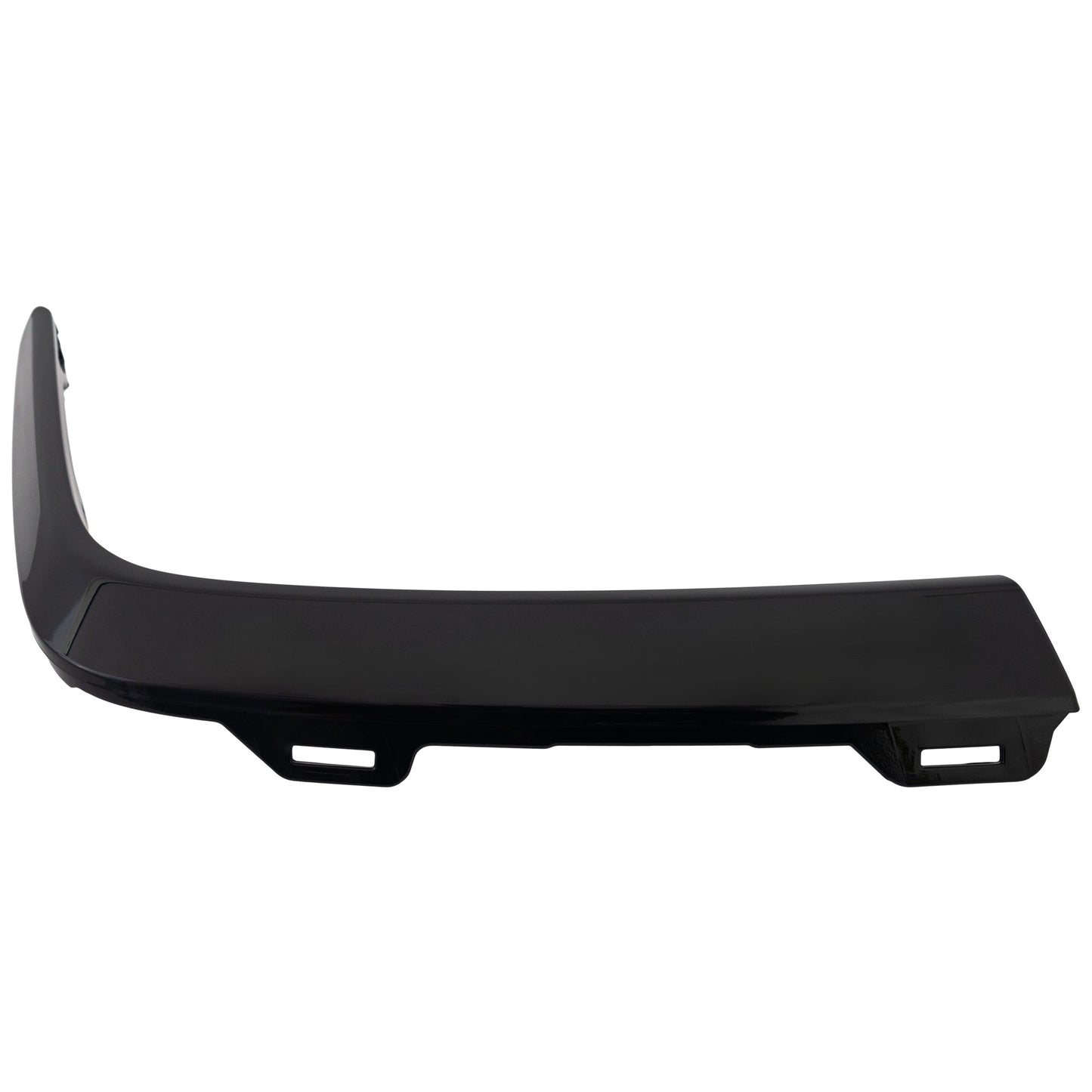 Front, Passenger Side Bumper Trim, Black