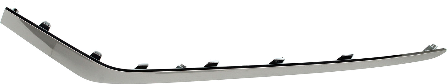 Front, Driver Side Bumper Trim, Chrome, Except Sport and Hybrid Models