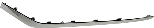 Front, Driver Side Bumper Trim, Chrome, Except Sport and Hybrid Models