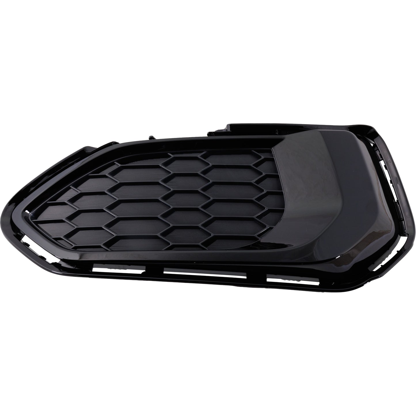 Front, Driver Side Fog Light Trim, Black