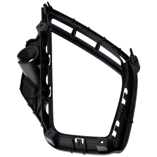 Front, Driver Side Fog Light Trim, Black