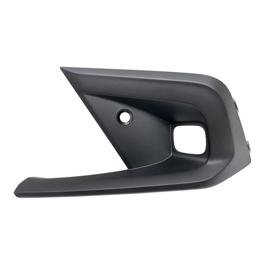 Front, Driver Side Fog Light Trim, Black