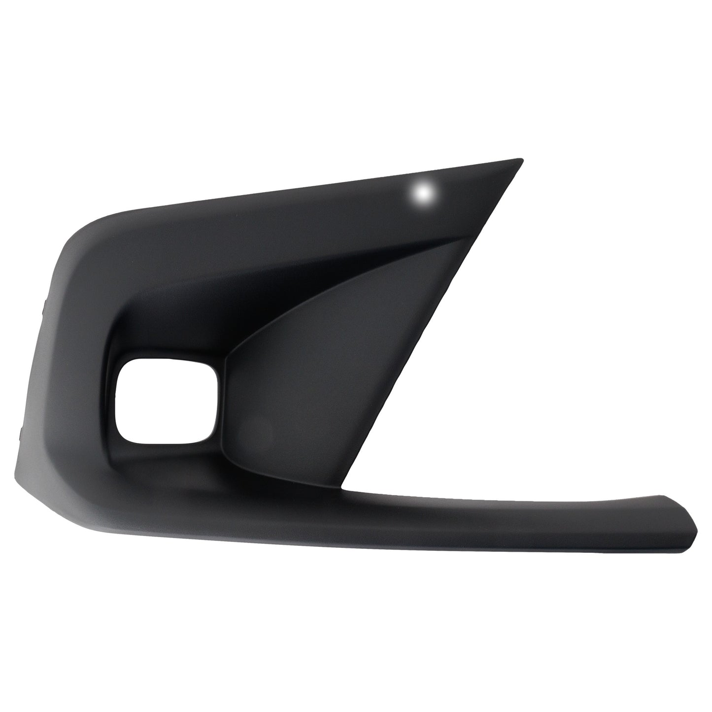 Front, Passenger Side Fog Light Trim, Textured Black