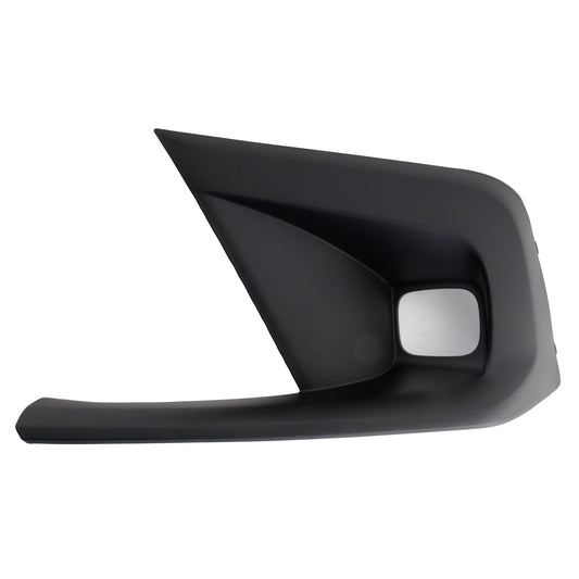 Front, Driver Side Fog Light Trim, Textured Black