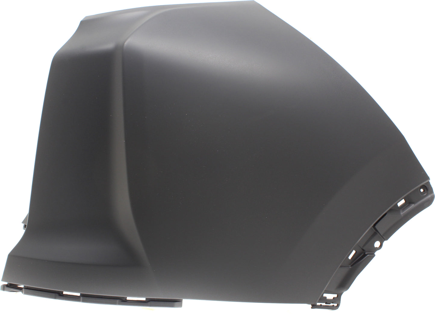 Rear, Passenger Side Bumper End, Primed Plastic