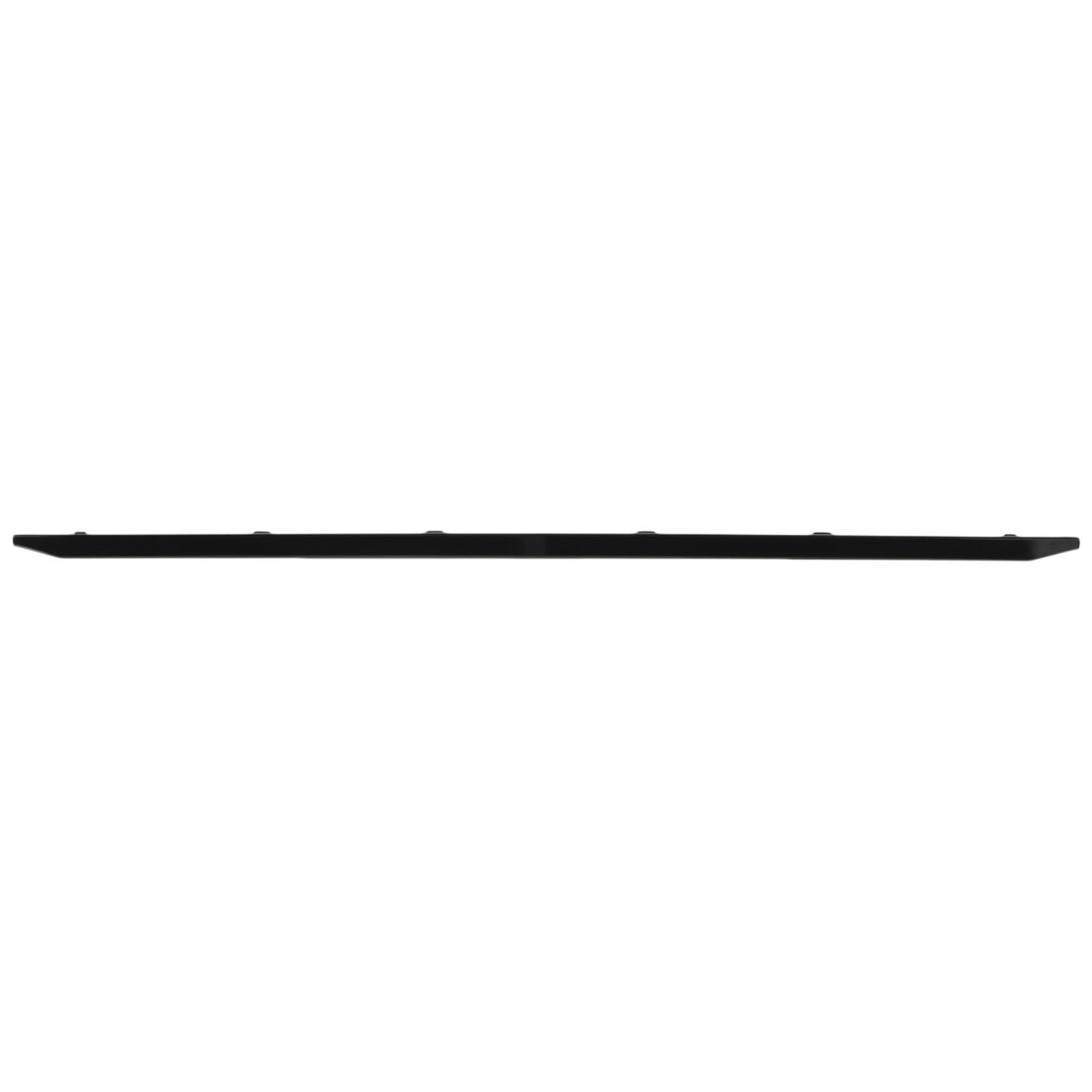 Rear, Center Bumper Trim, Black