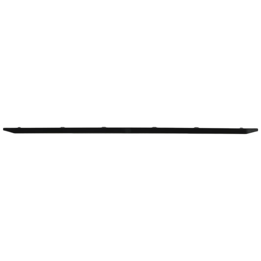 Rear, Center Bumper Trim, Black