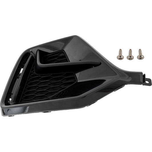 Rear, Driver Side Bumper Trim, Textured Black