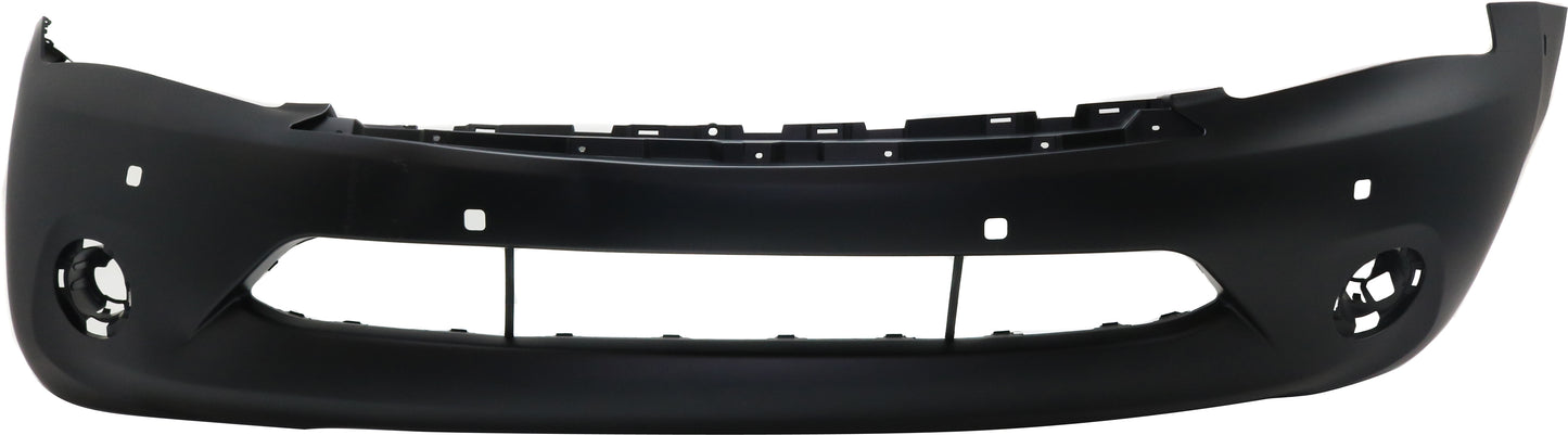 Front Primed Bumper Cover, For Models Without Headlight Washer Holes and Premium Package