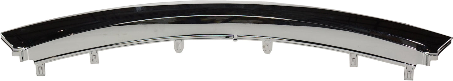 Front, Driver or Passenger Side, Lower Bumper Trim, Chrome, Lower
