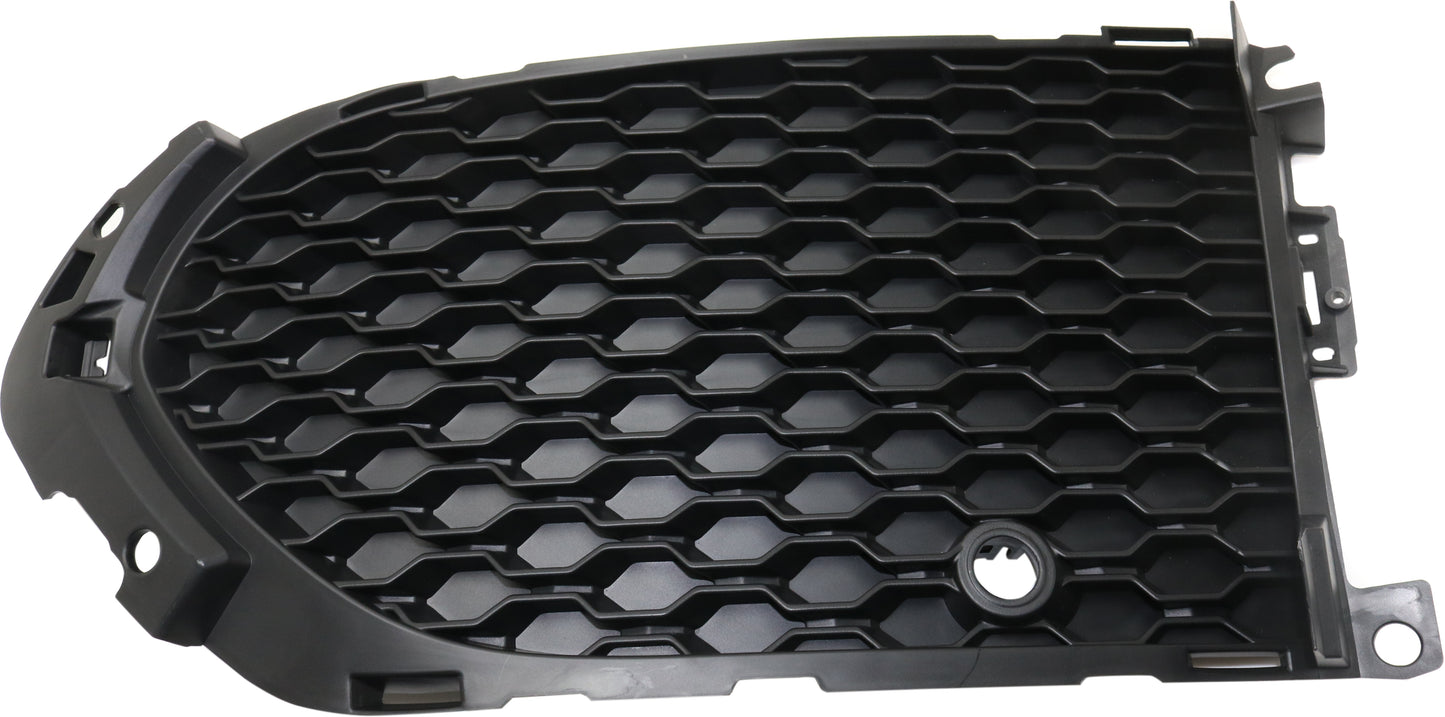 Front, Driver Side, Outer Bumper Grille, Textured Black