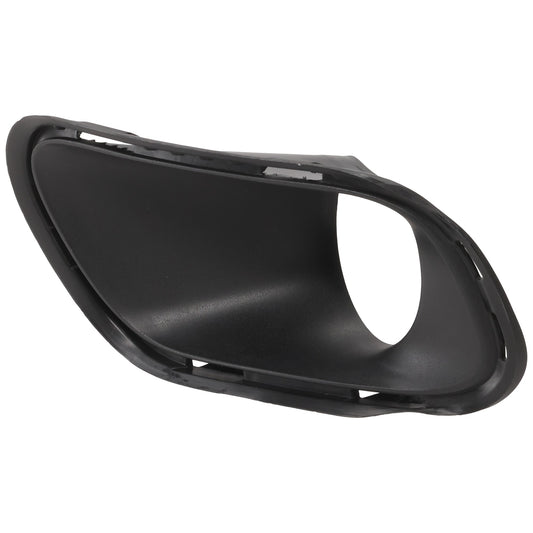 Front, Driver Side Fog Light Trim, Textured Black