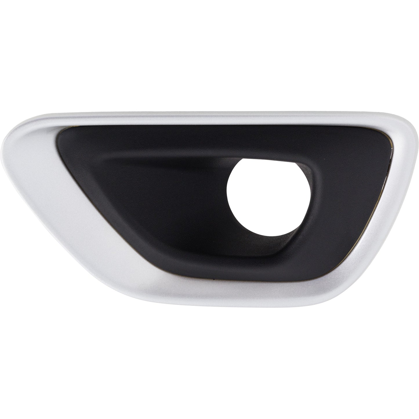 Front, Driver Side Fog Light Trim, Black