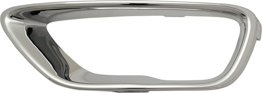 Front, Driver Side Fog Light Trim, Chrome