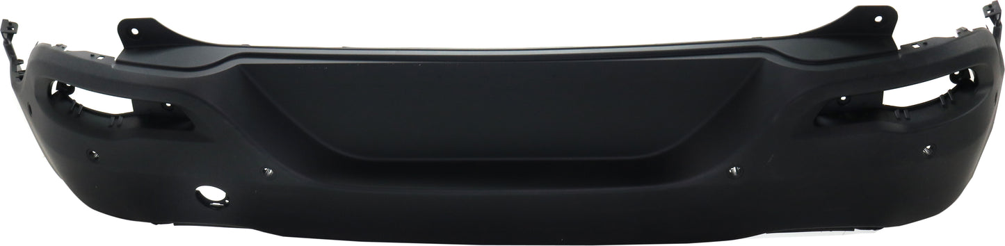 Rear, Lower Bumper Cover, Textured, Without Trailer Hitch Holes, CAPA Certified