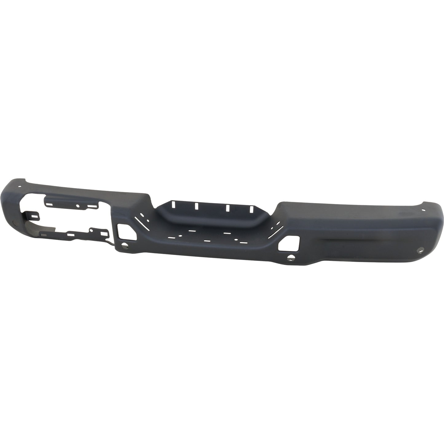 Rear Bumper, Black, For Models without Parking Aid Sensor