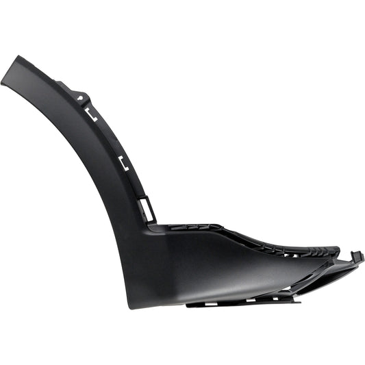 Front, Passenger Side Bumper Trim, Textured Black