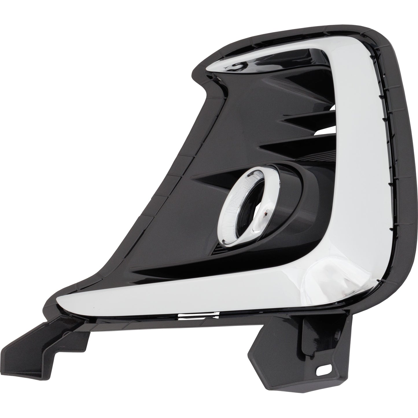 Front, Passenger Side Fog Light Trim, Chrome