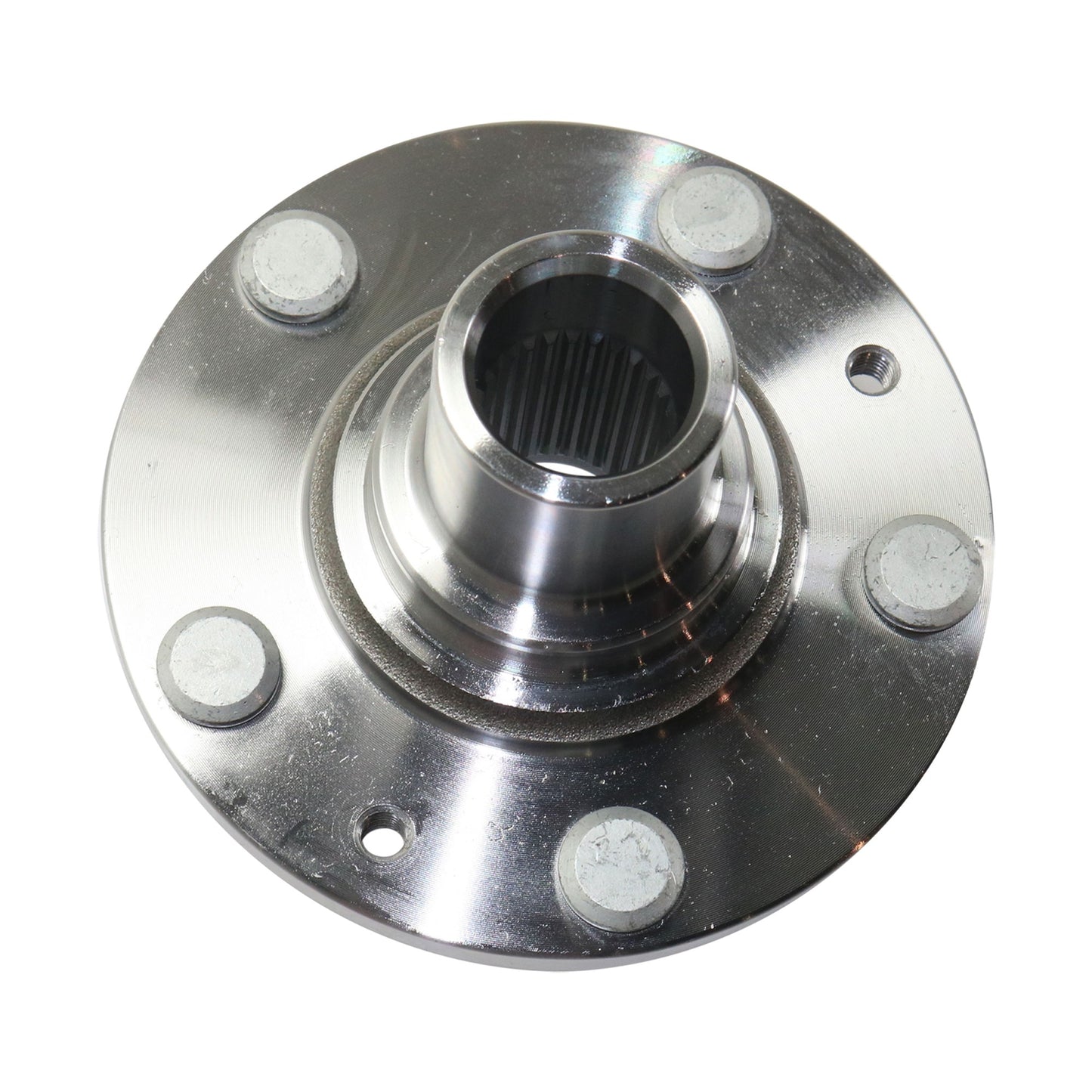 Front, Driver or Passenger Side Wheel Hub, Without Bearing, 5 x 4.5 in. Bolt Pattern, 6 Cyl., 3.5L Engine