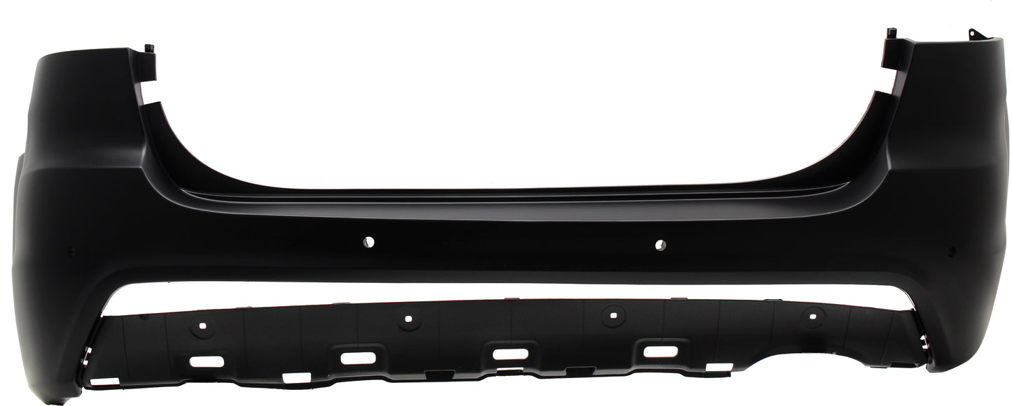 Rear Primed Bumper Cover, With Parking Aid Sensor Holes