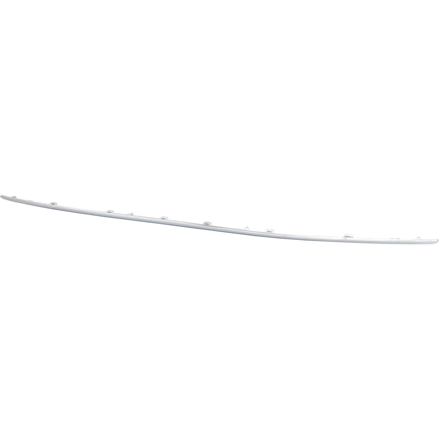 Rear, Center Bumper Trim, Chrome