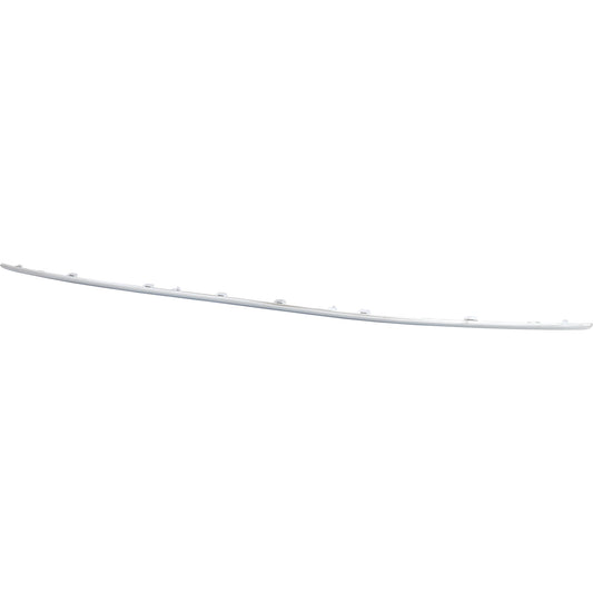 Rear, Center Bumper Trim, Chrome