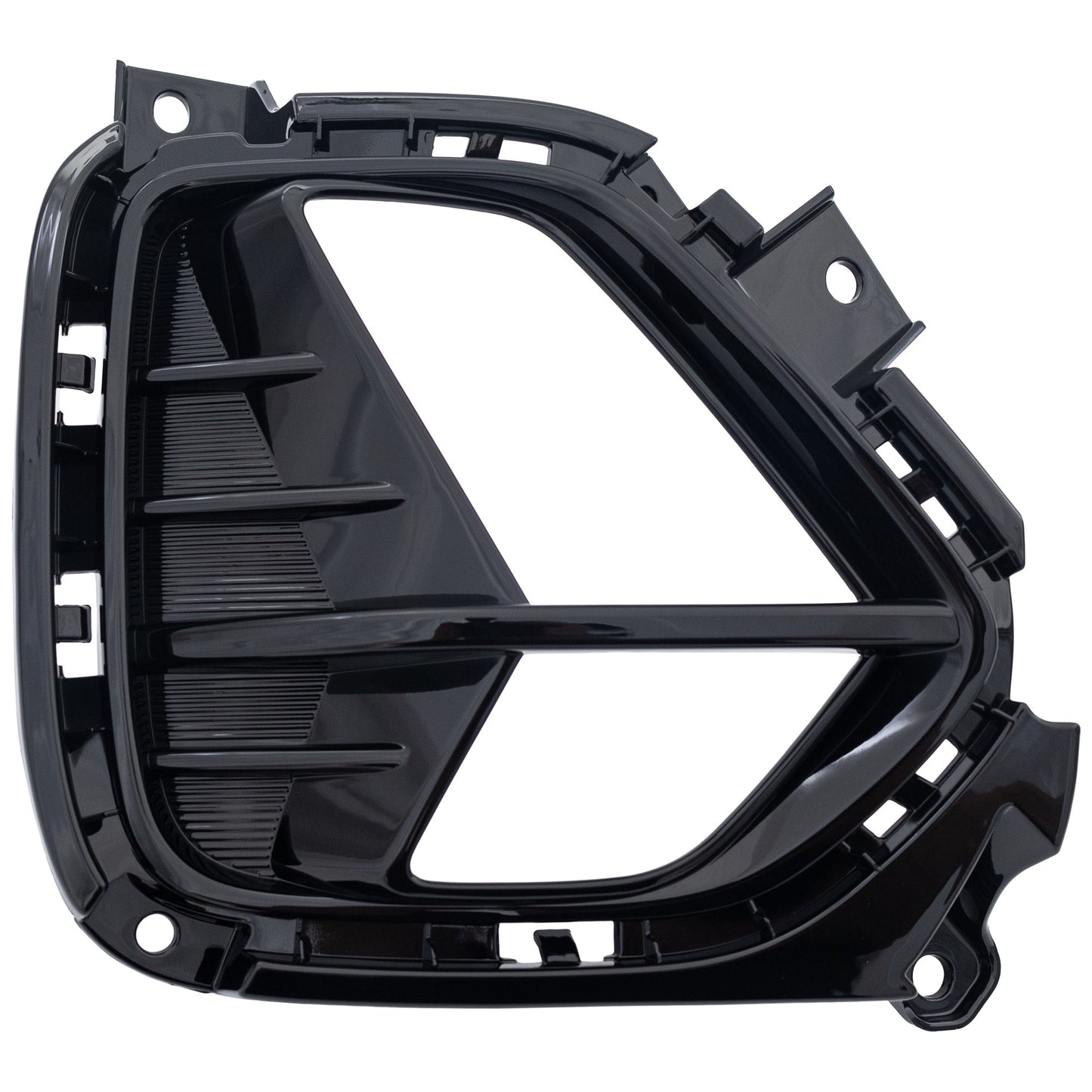 Rear, Passenger Side Bumper Trim, Black