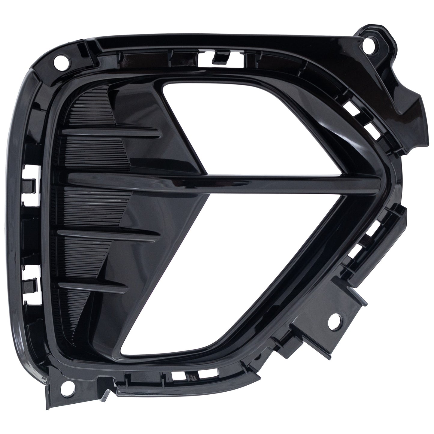 Rear, Driver Side Bumper Trim, Black