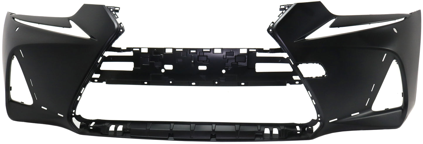 Front Primed Bumper Cover, With Headlight Washer Holes