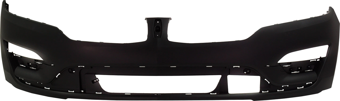 Front Primed Bumper Cover, Without Headlight Washer Holes, CAPA Certified